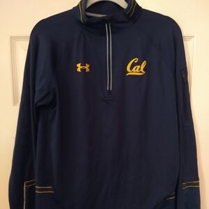 Under Armour Cal Golden Bears 1/4 Zip Pullover Men's sz Small